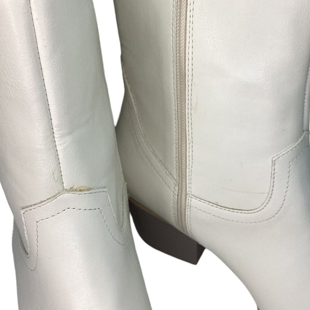 Buckle Oasis Society The Rowan White Rhinestone Fringe Boots Women's Size 8.5 - Picture 10 of 10